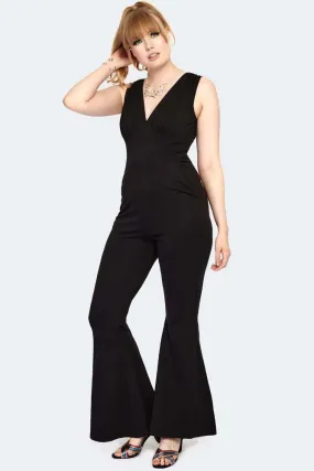 60s Flare Jumpsuit