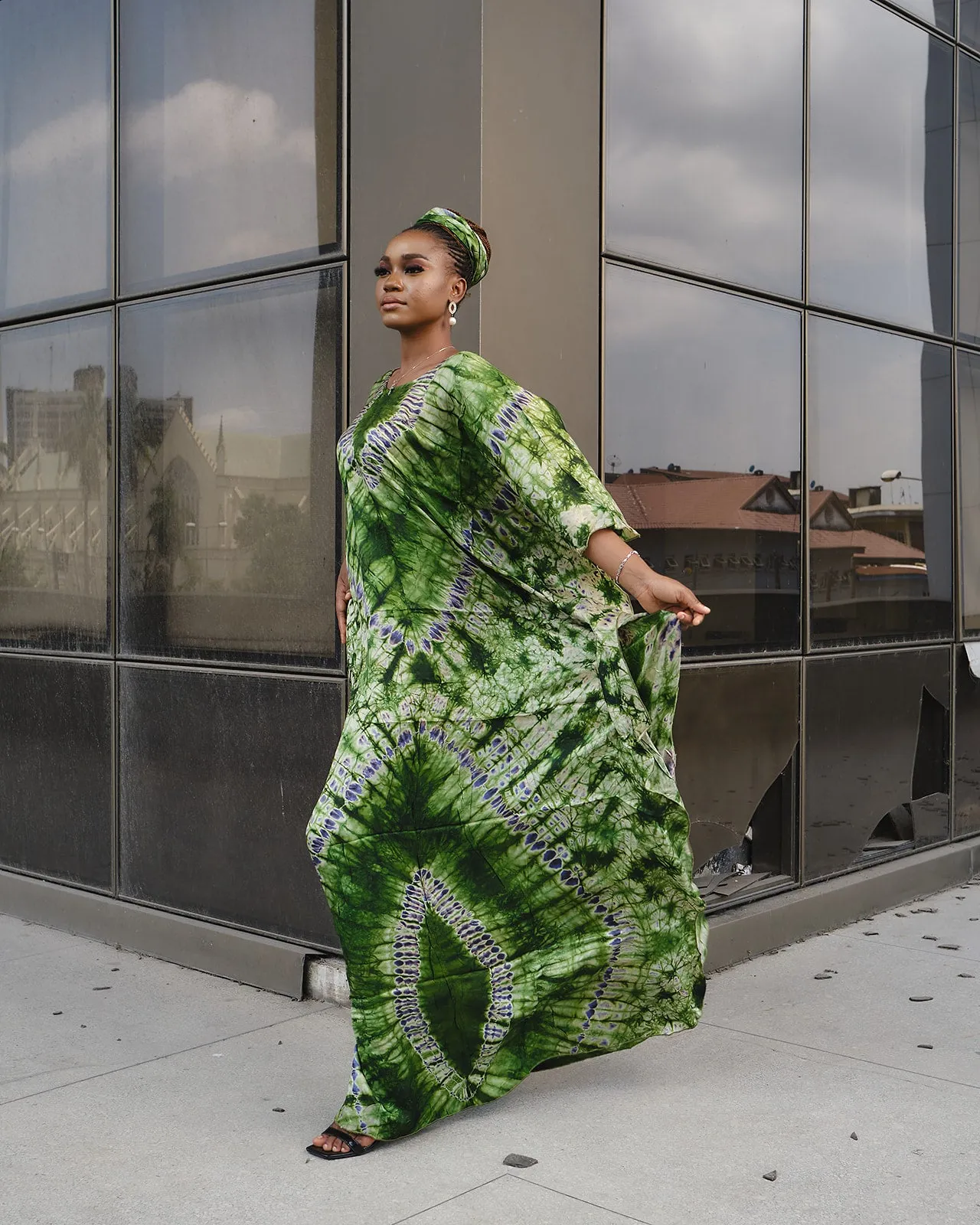 Abebi Silk Boubou Dress