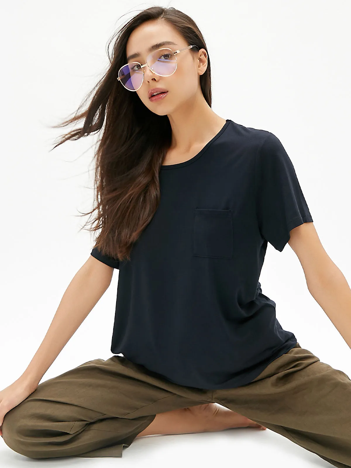 AHA Eco Soft Bamboo Viscose T-Shirt with Pocket