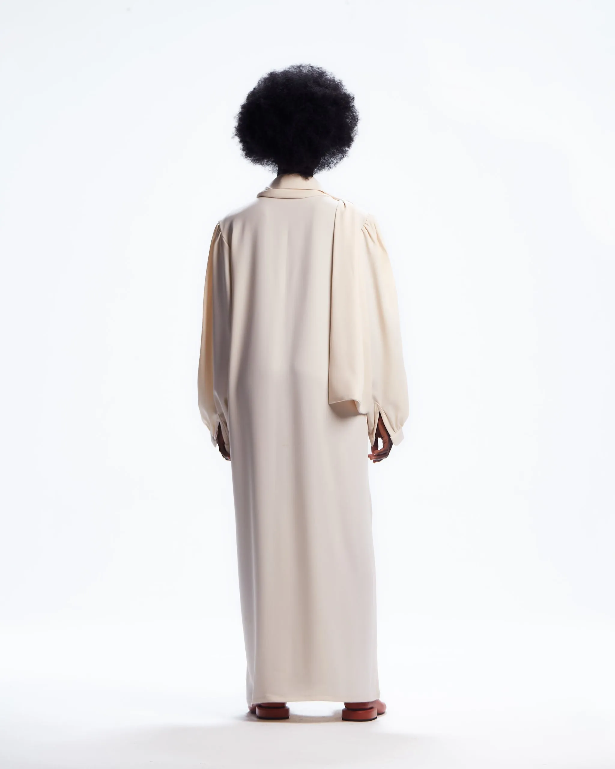 AJABENG Koramaa Extended Collar Kaftan