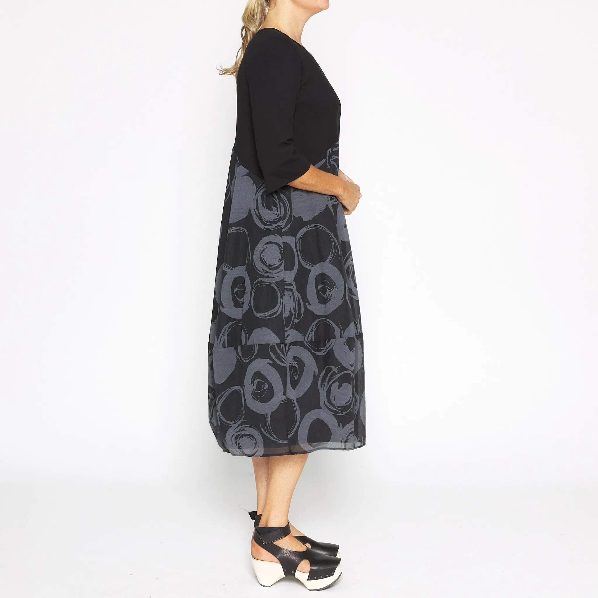 Archer Pewter Circles Dress