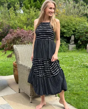 Black Striped Sundress