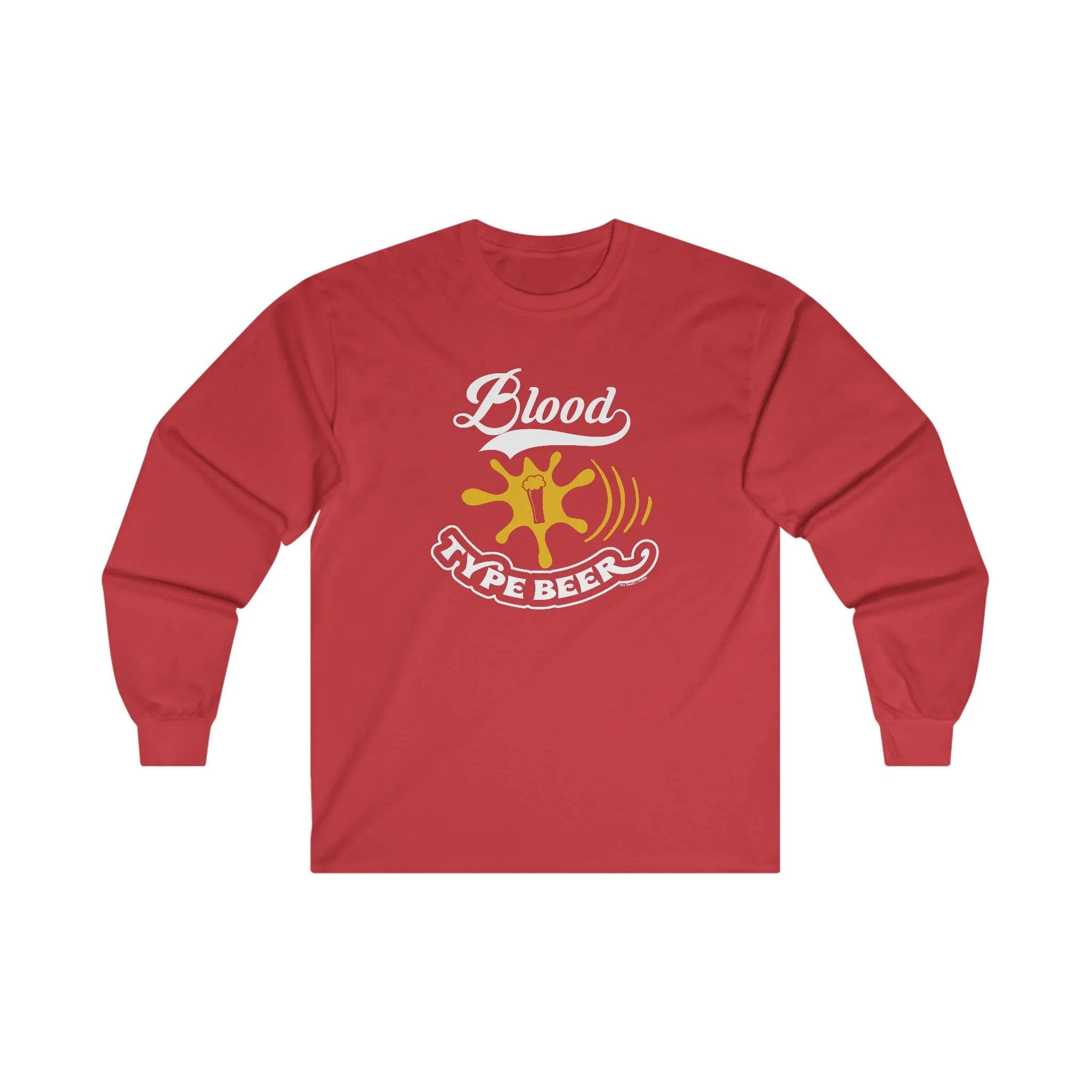 Blood Type Beer Long Sleeve Tee