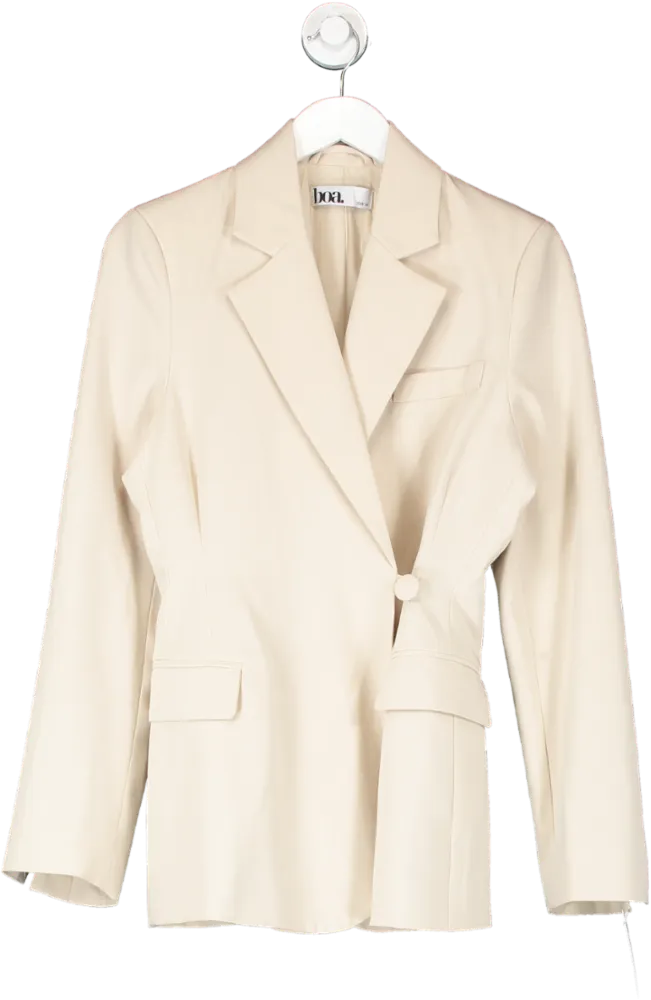 BOA Beige Single Button Blazer UK XS