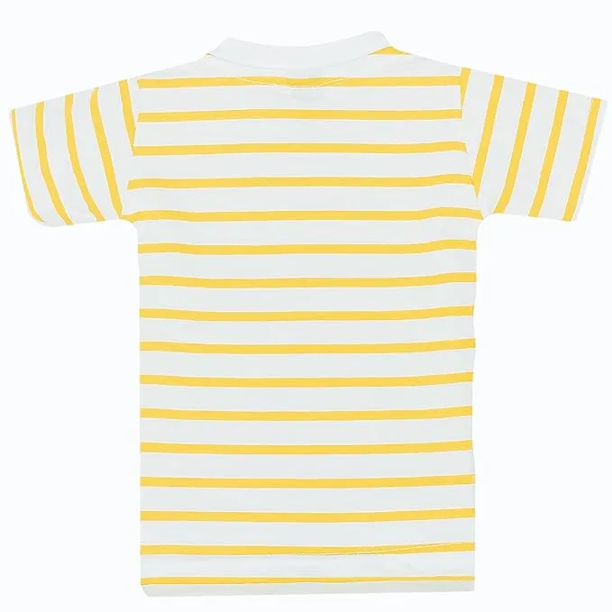 Boys Striped T-shirt and Dungaree Clothing Set