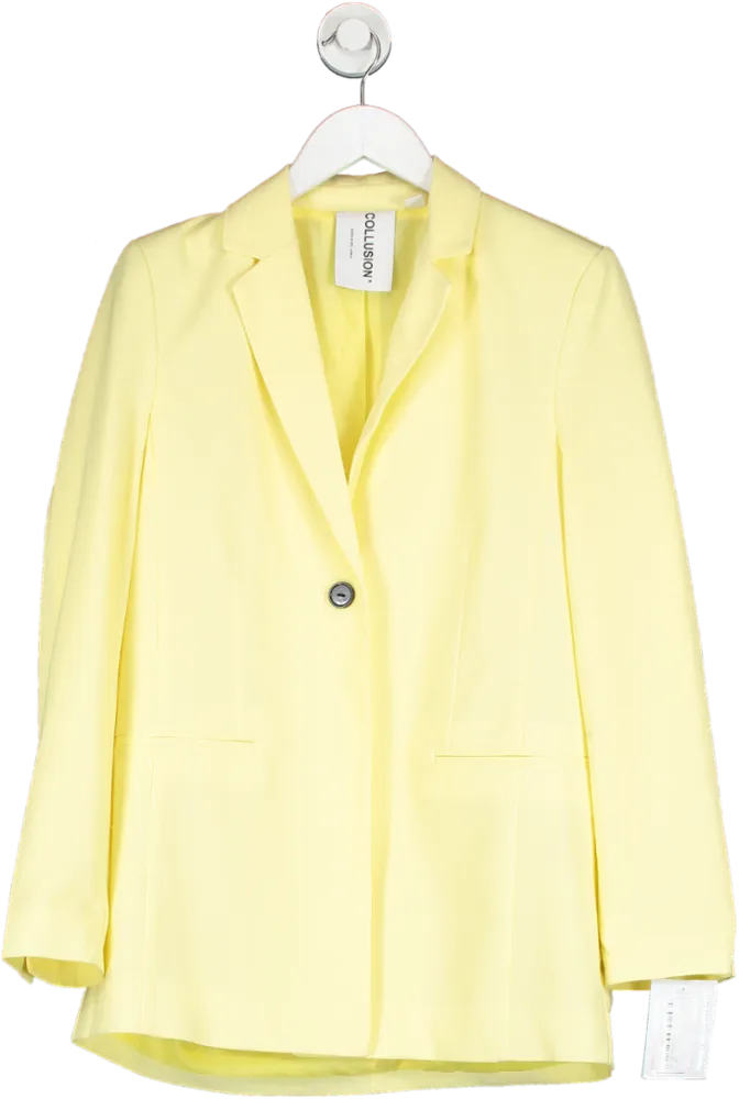 Collusion Yellow Longline Blazer UK 8