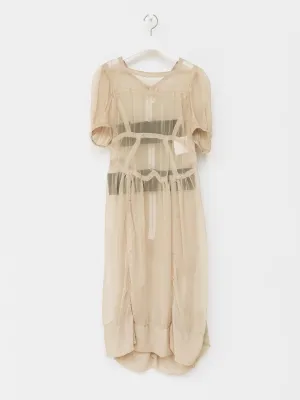 Comme des Garçons SS10 Sheer Bandeau Dress