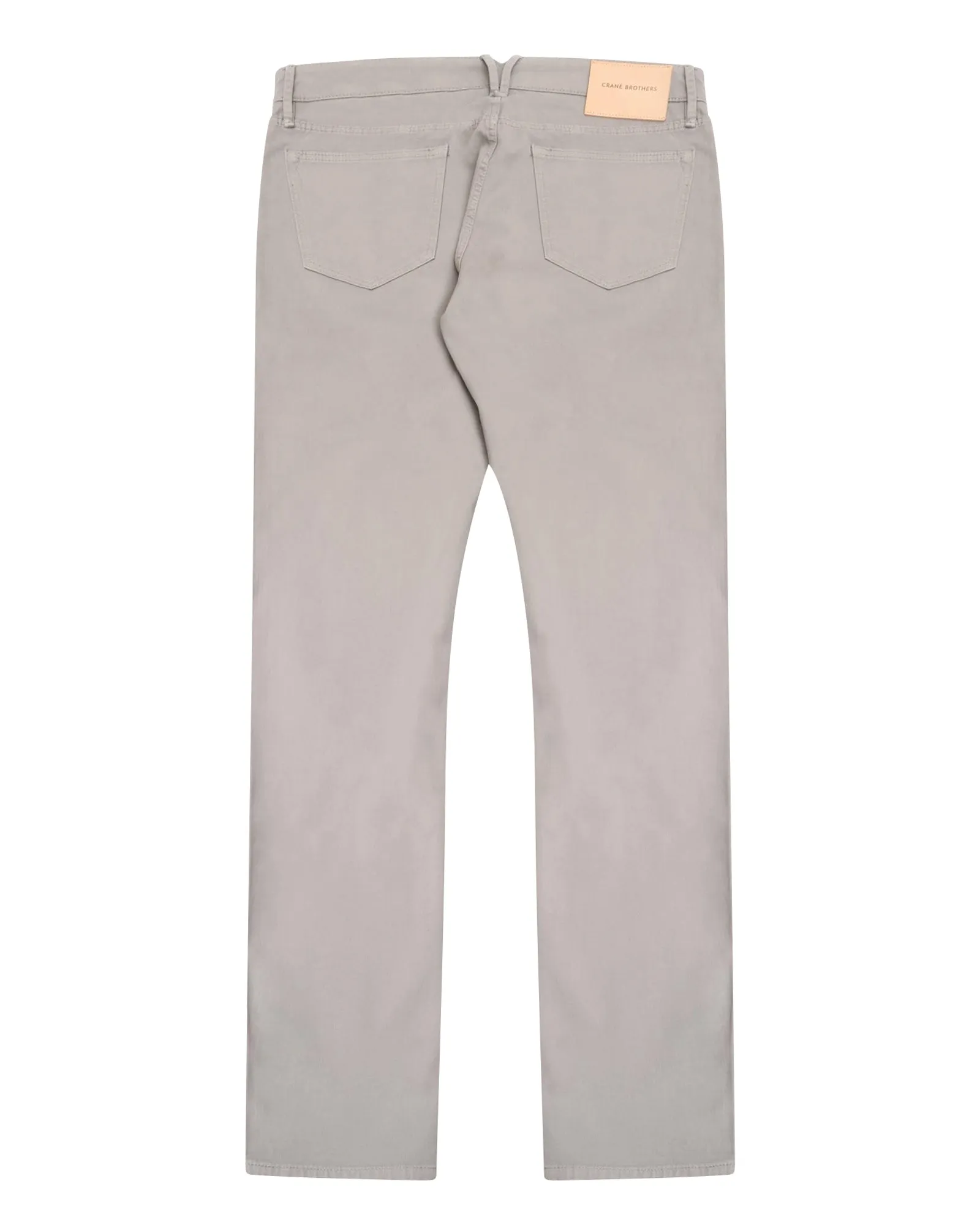 Dove Grey Broken Twill Five Pocket Pant