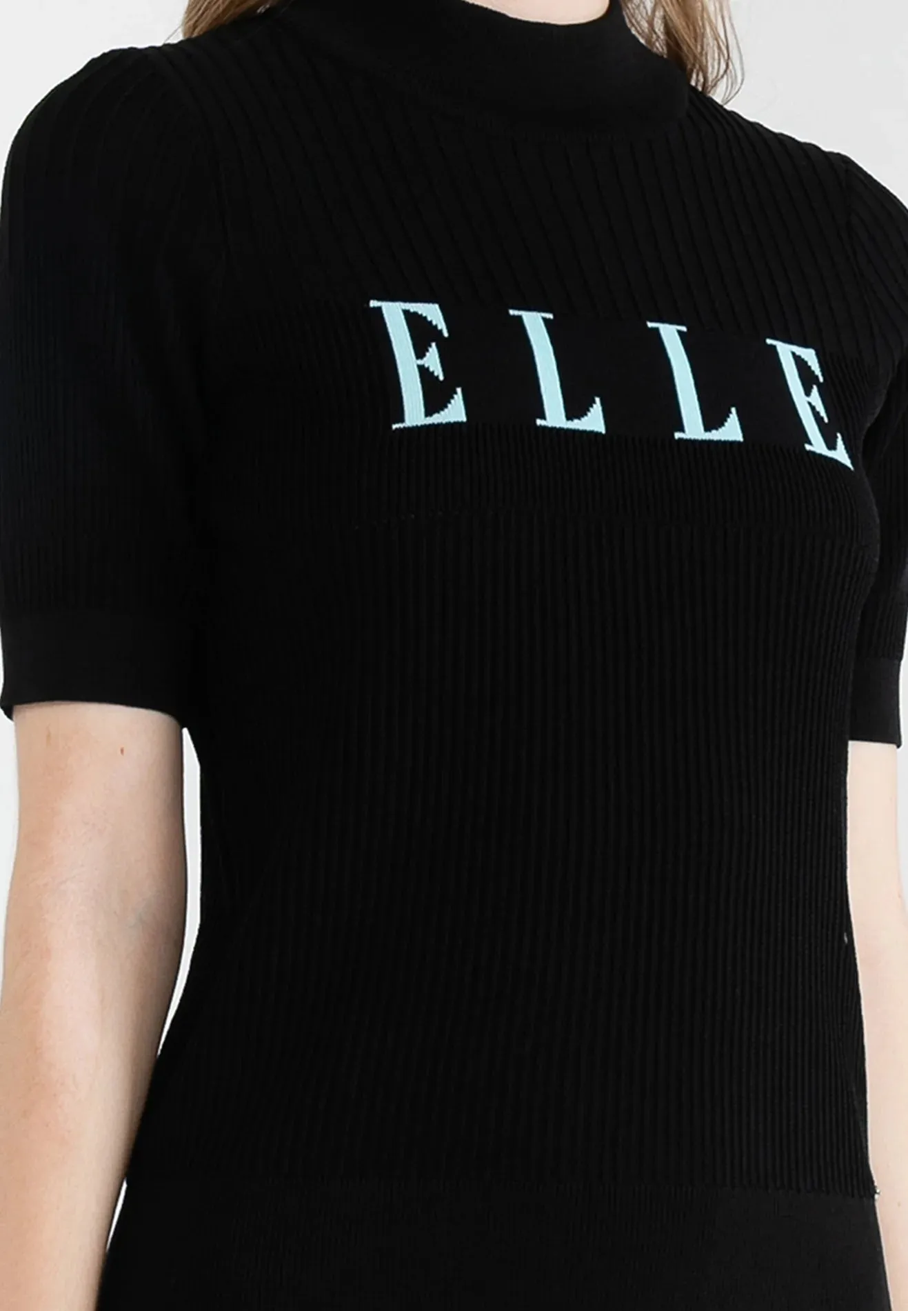 ELLE Apparel Logo Knitted Top