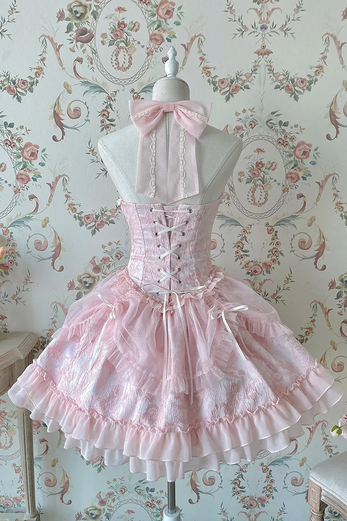 [Full Payment Reservation]Soft Gothic Cross Barbie Doll Halter Lolita Dress SP17397