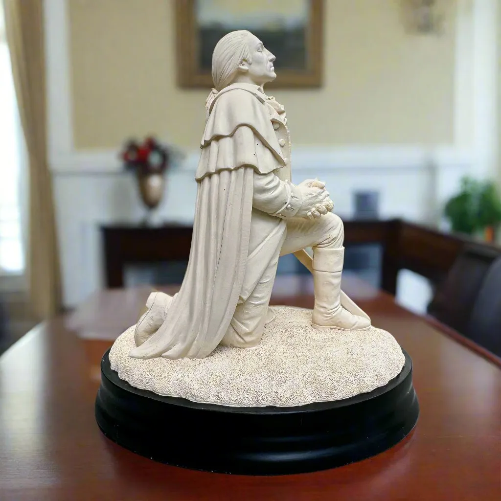 General George Washington Prayer Sculpture