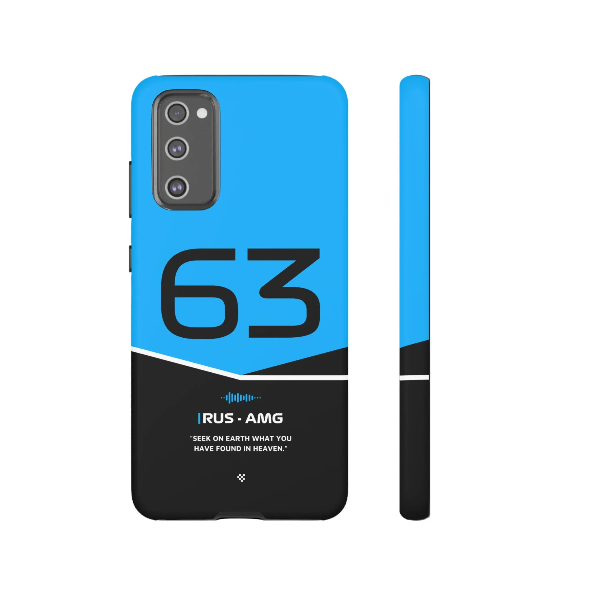 George Russell F1 Helmet Phone Case 2024