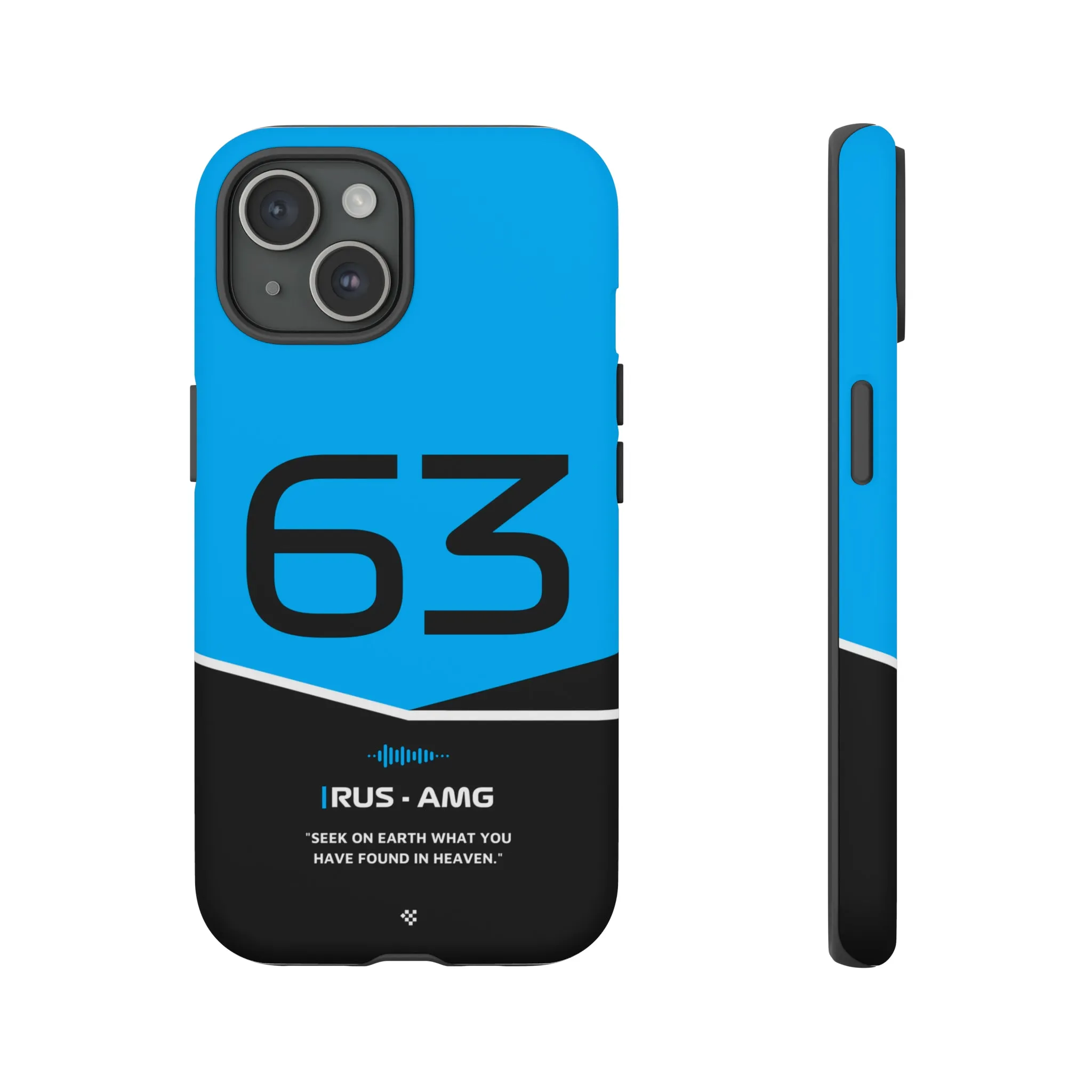 George Russell F1 Helmet Phone Case 2024