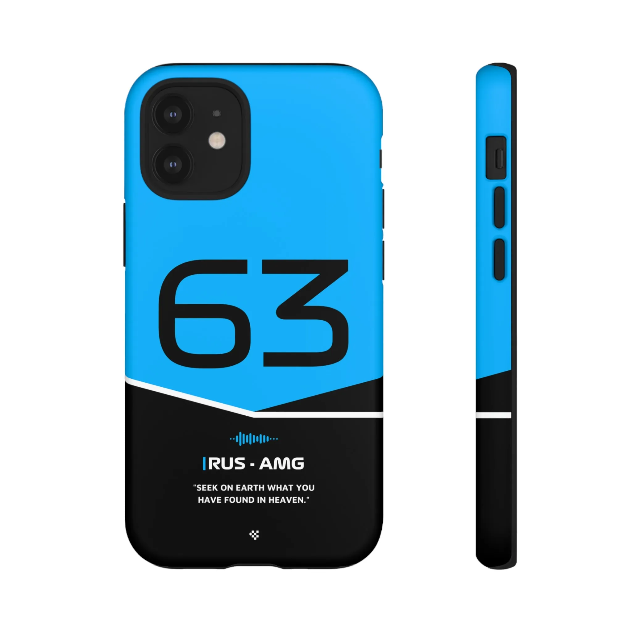 George Russell F1 Helmet Phone Case 2024