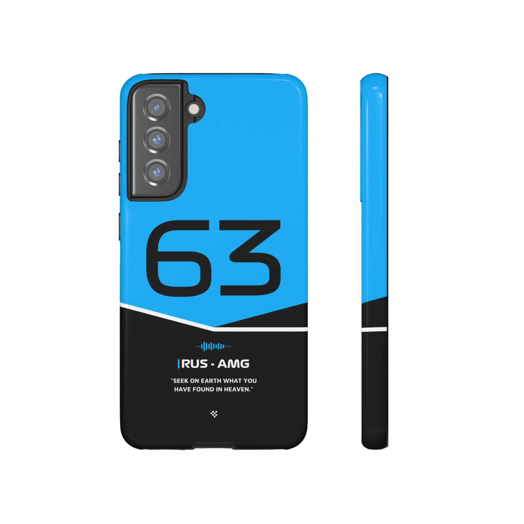 George Russell F1 Helmet Phone Case 2024