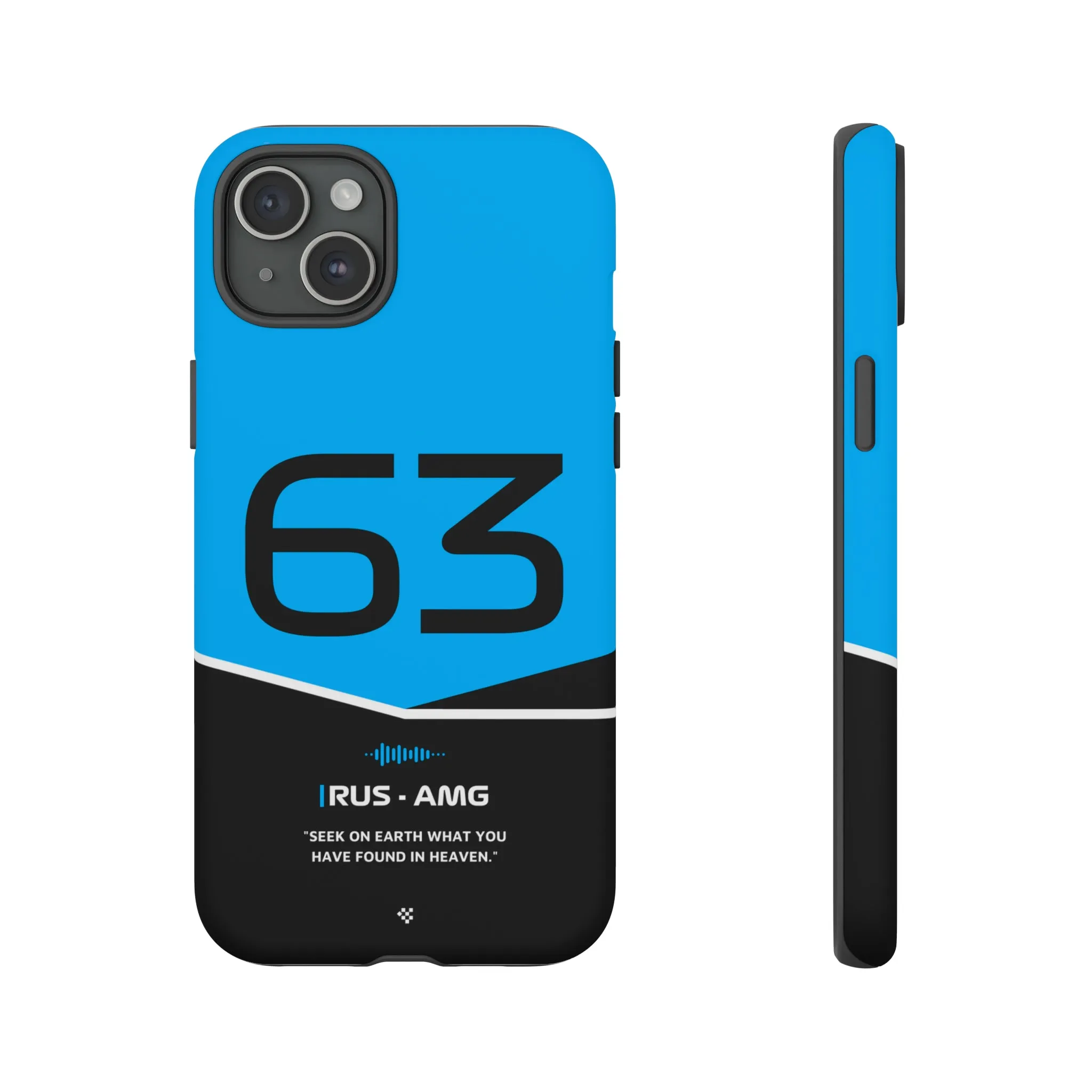 George Russell F1 Helmet Phone Case 2024