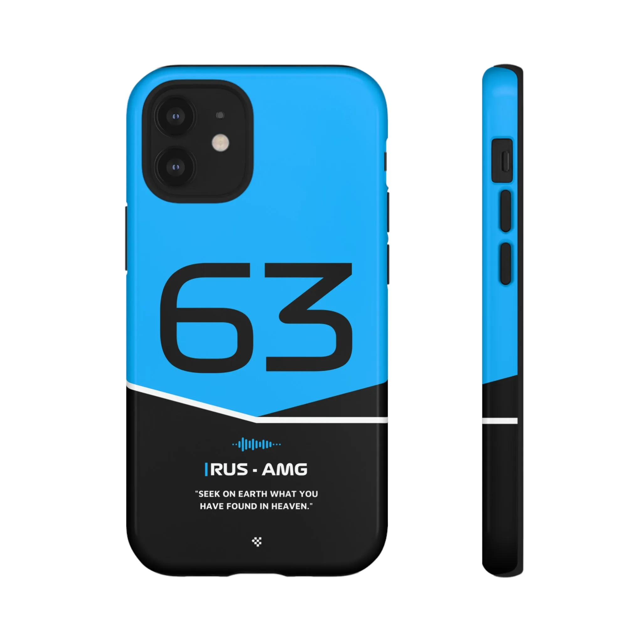 George Russell F1 Helmet Phone Case 2024