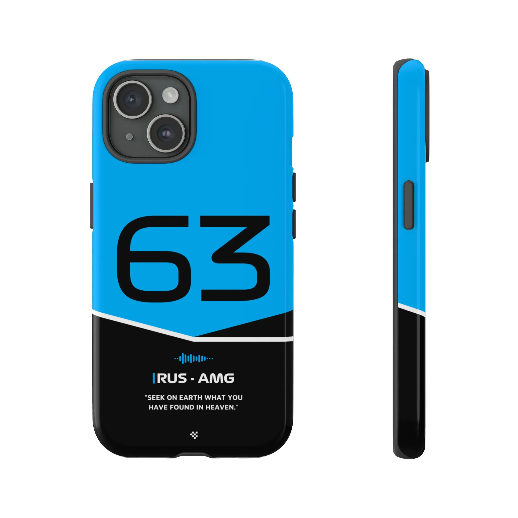 George Russell F1 Helmet Phone Case 2024