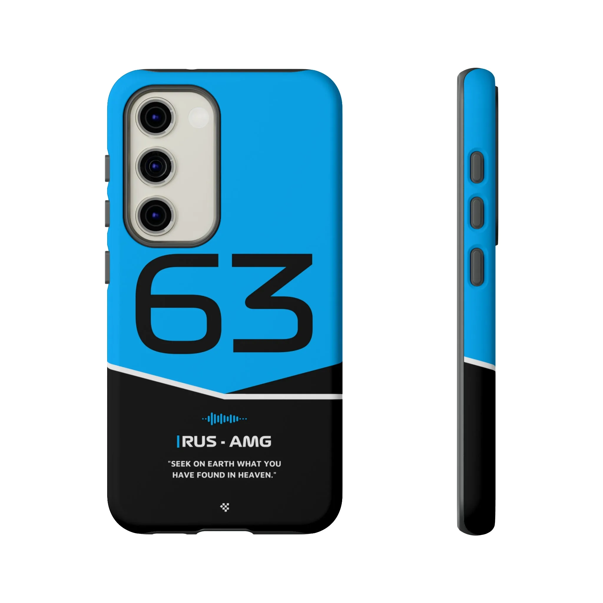 George Russell F1 Helmet Phone Case 2024