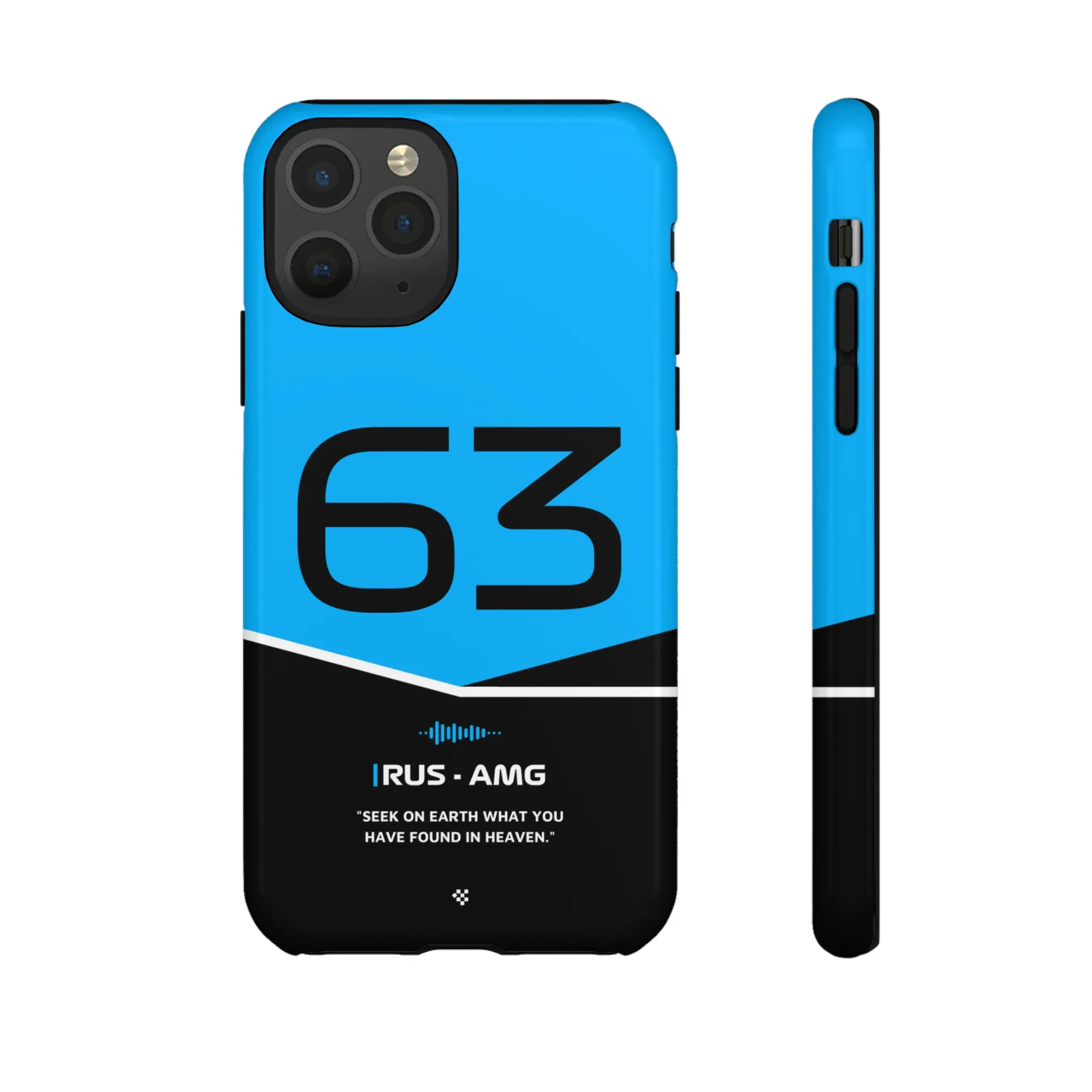 George Russell F1 Helmet Phone Case 2024