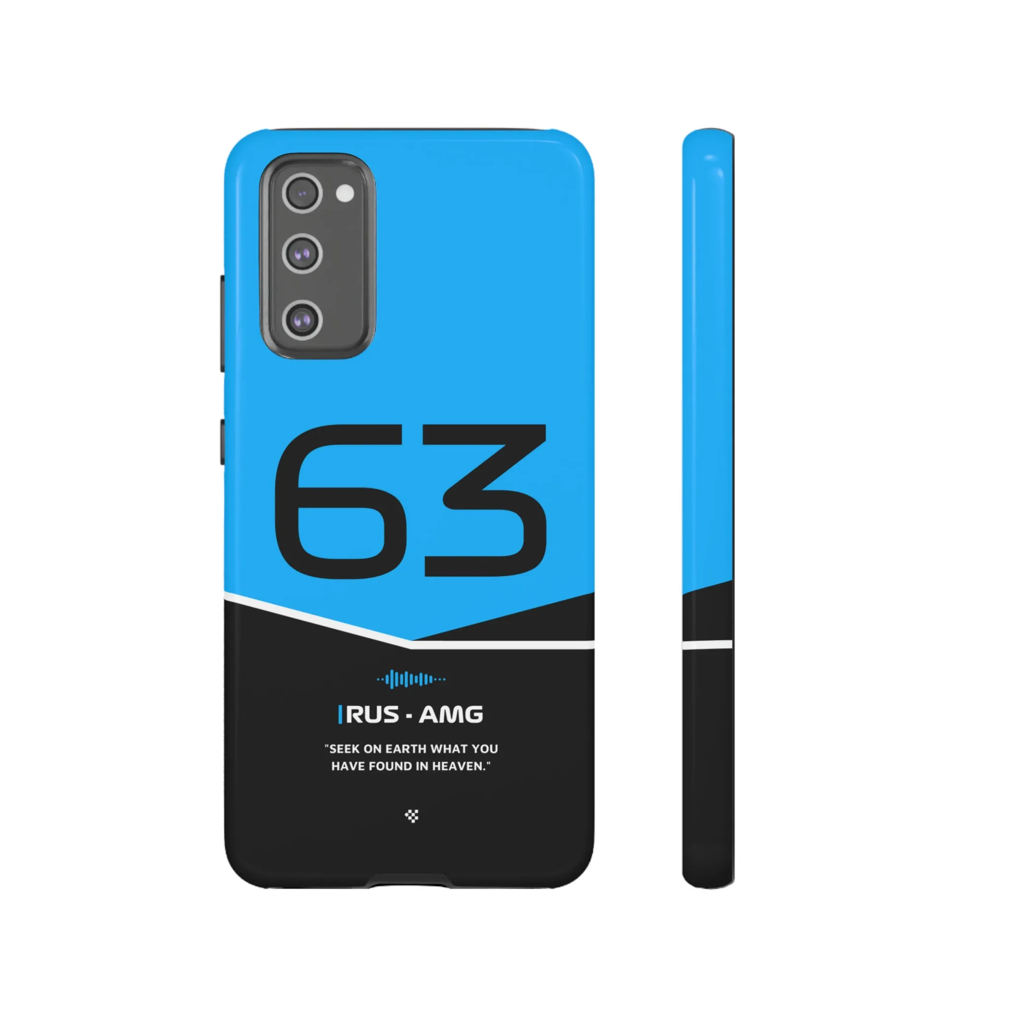 George Russell F1 Helmet Phone Case 2024