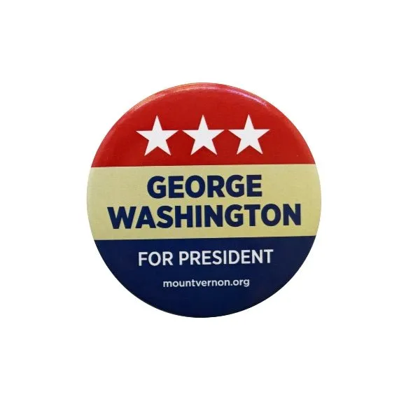 George Washington for President Button