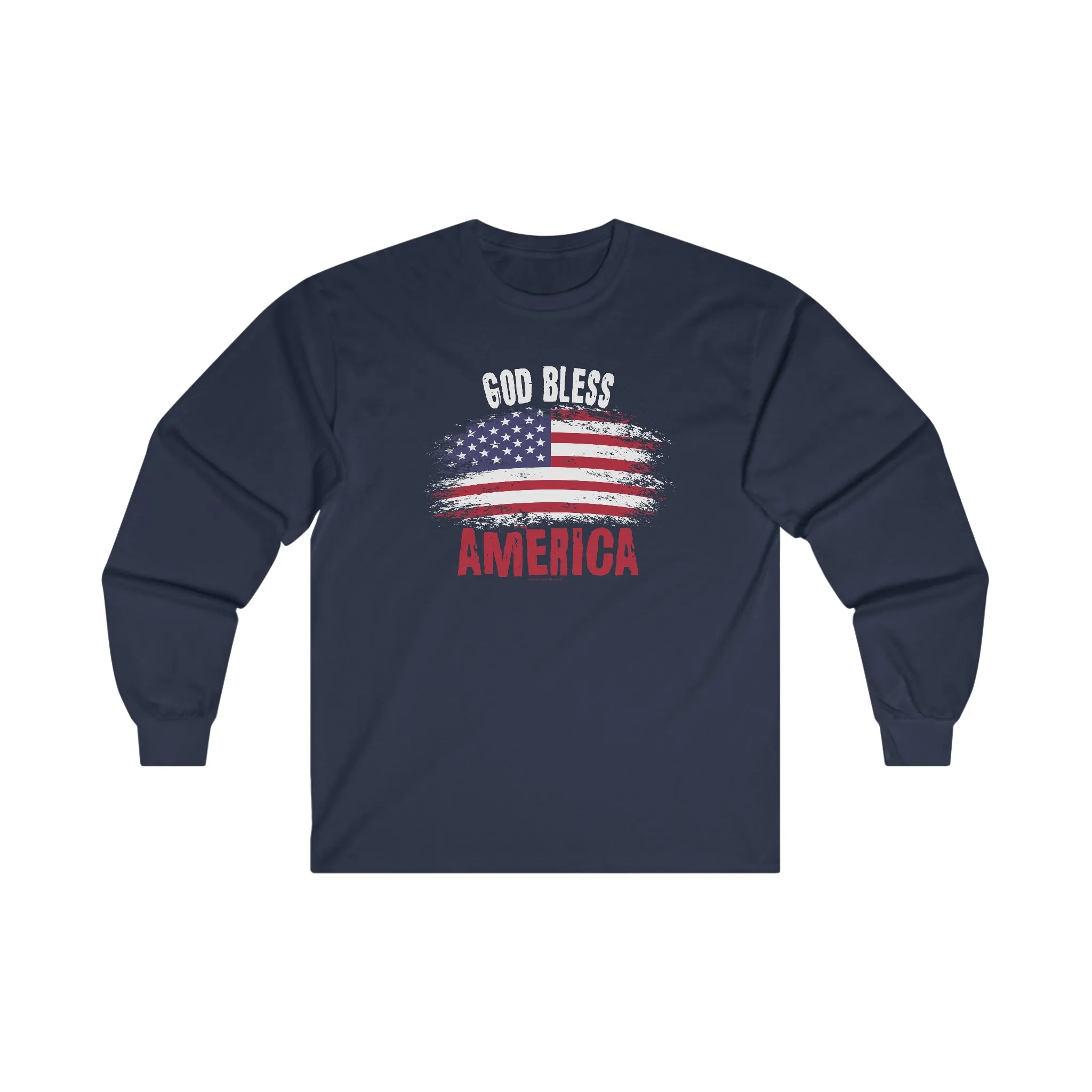 God Bless America Long Sleeve Tee