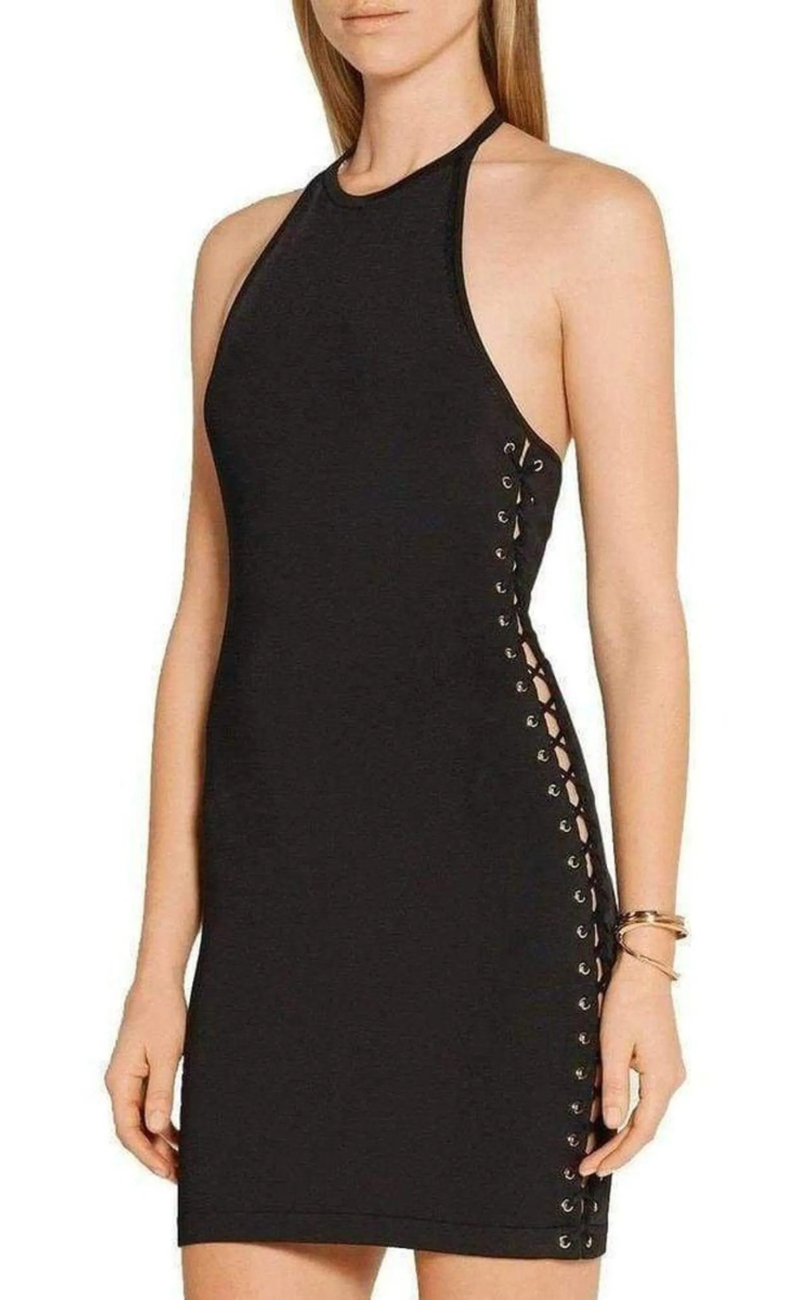 Halter Neck Mini Dress