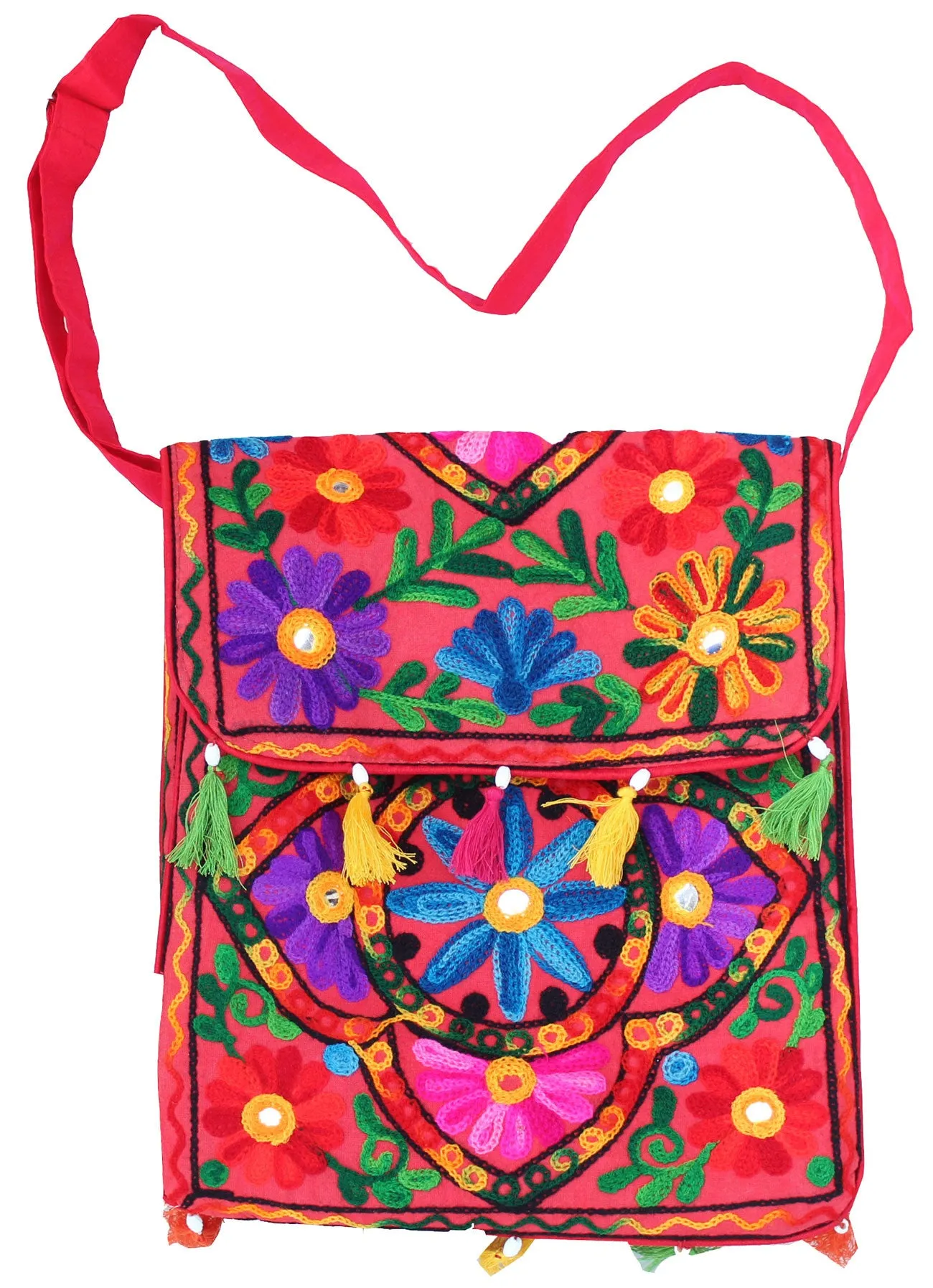 Handmade Womens Hippie Gypsy Cross Body Shoulder Bag Indian Clothing