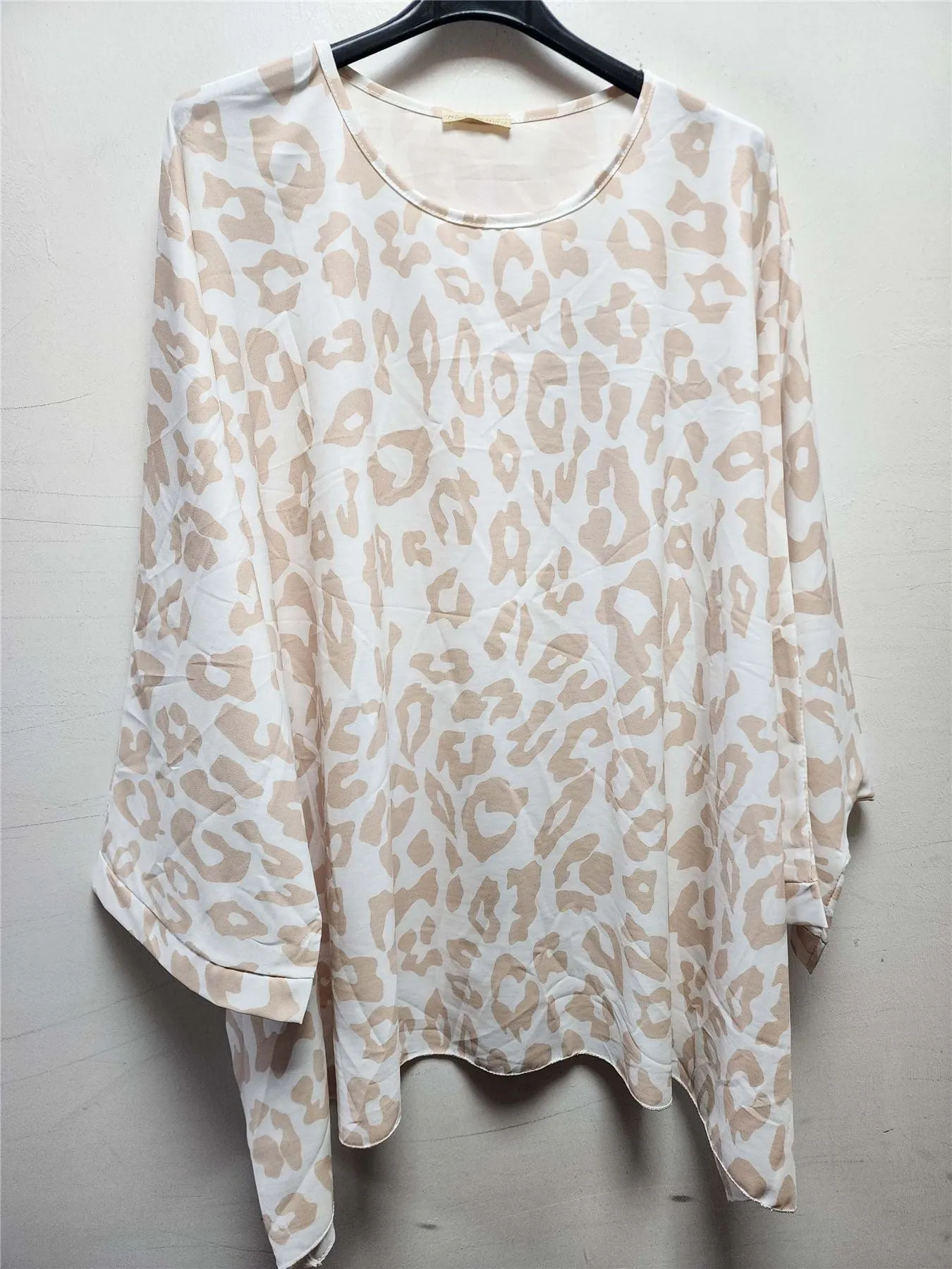 Leopard Print Viscose Top