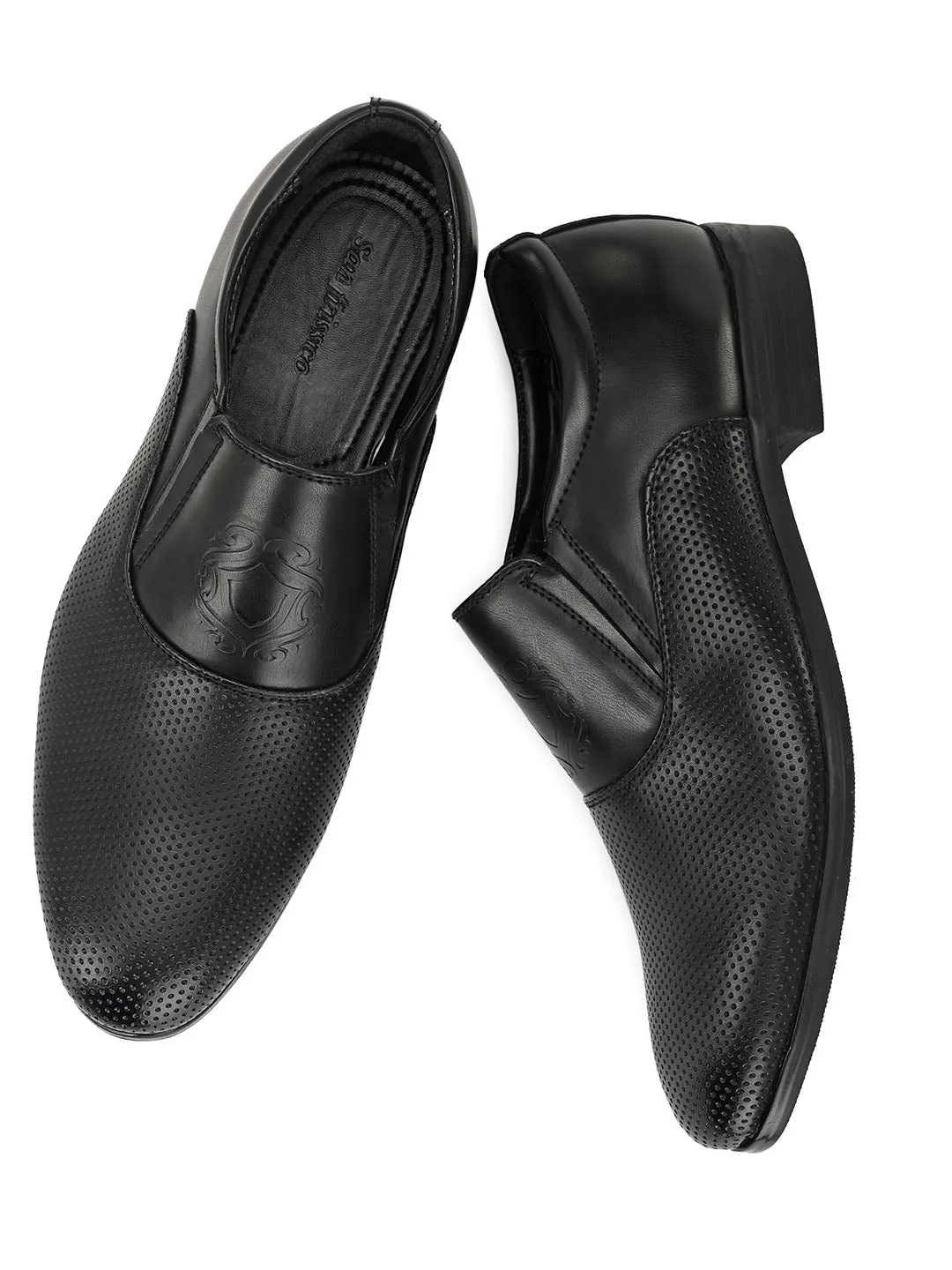 Malone Black Slip-ons