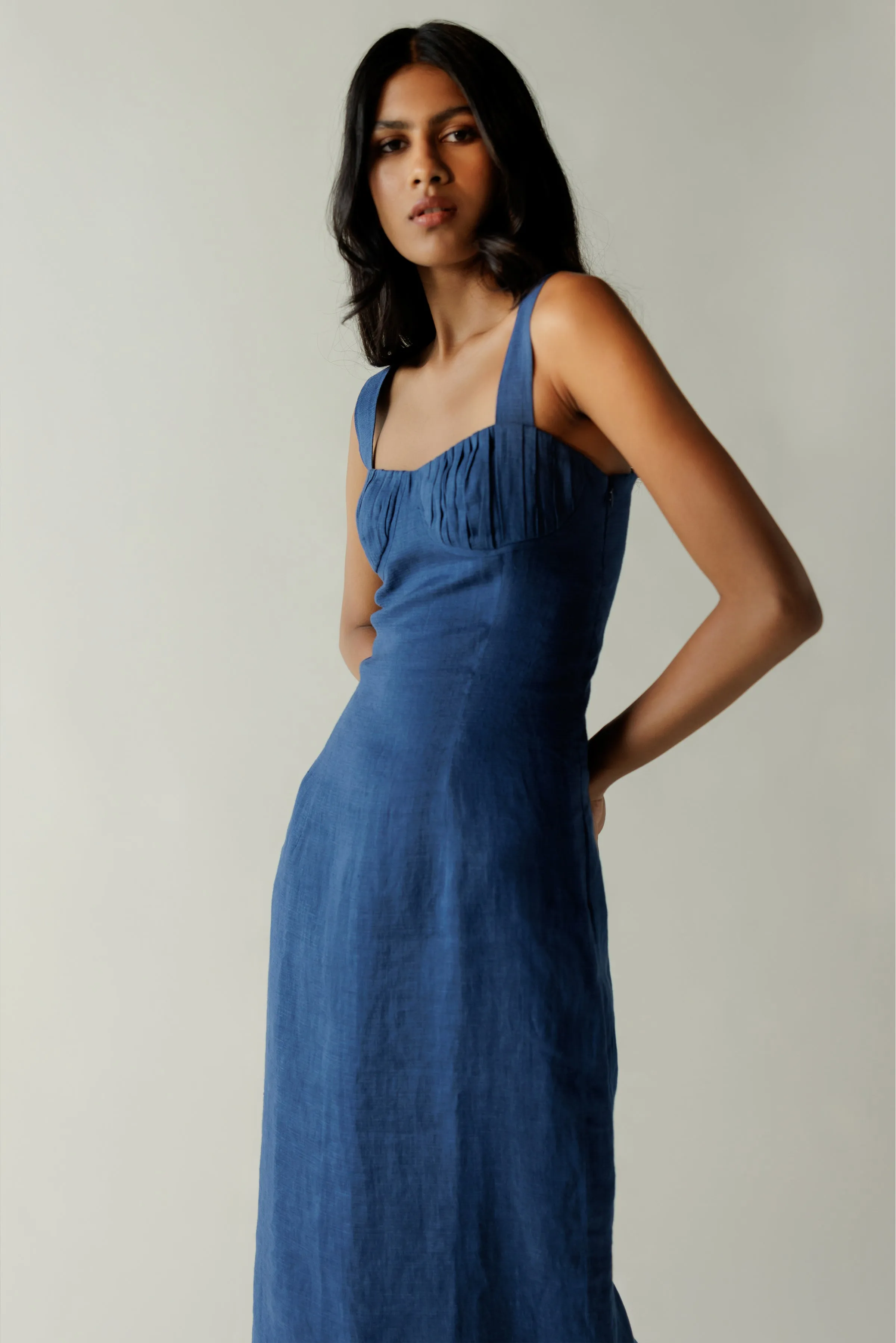 Monaco Dress - Dark Blue