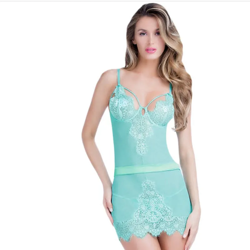 New Sexy Lace Nighties Nightgown Women Nightwear Clothing