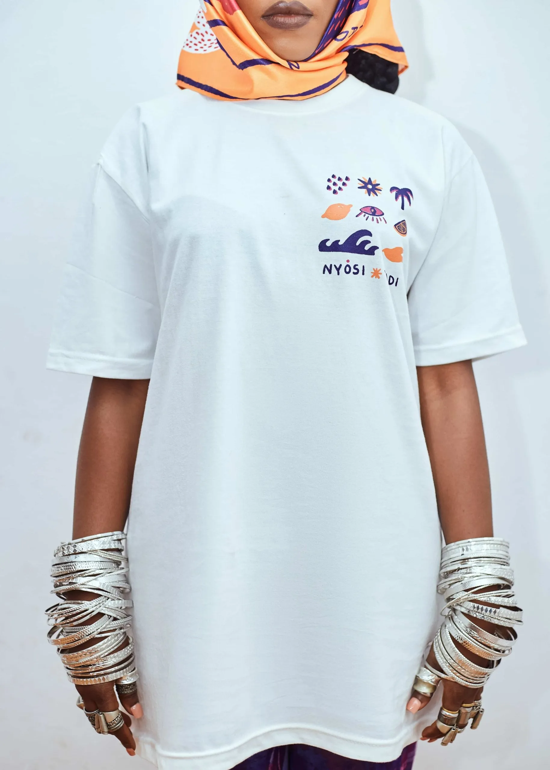 Nyosi Brand printed Summer Solstice T-Shirt, Nyosi, and Yadi Collaboration