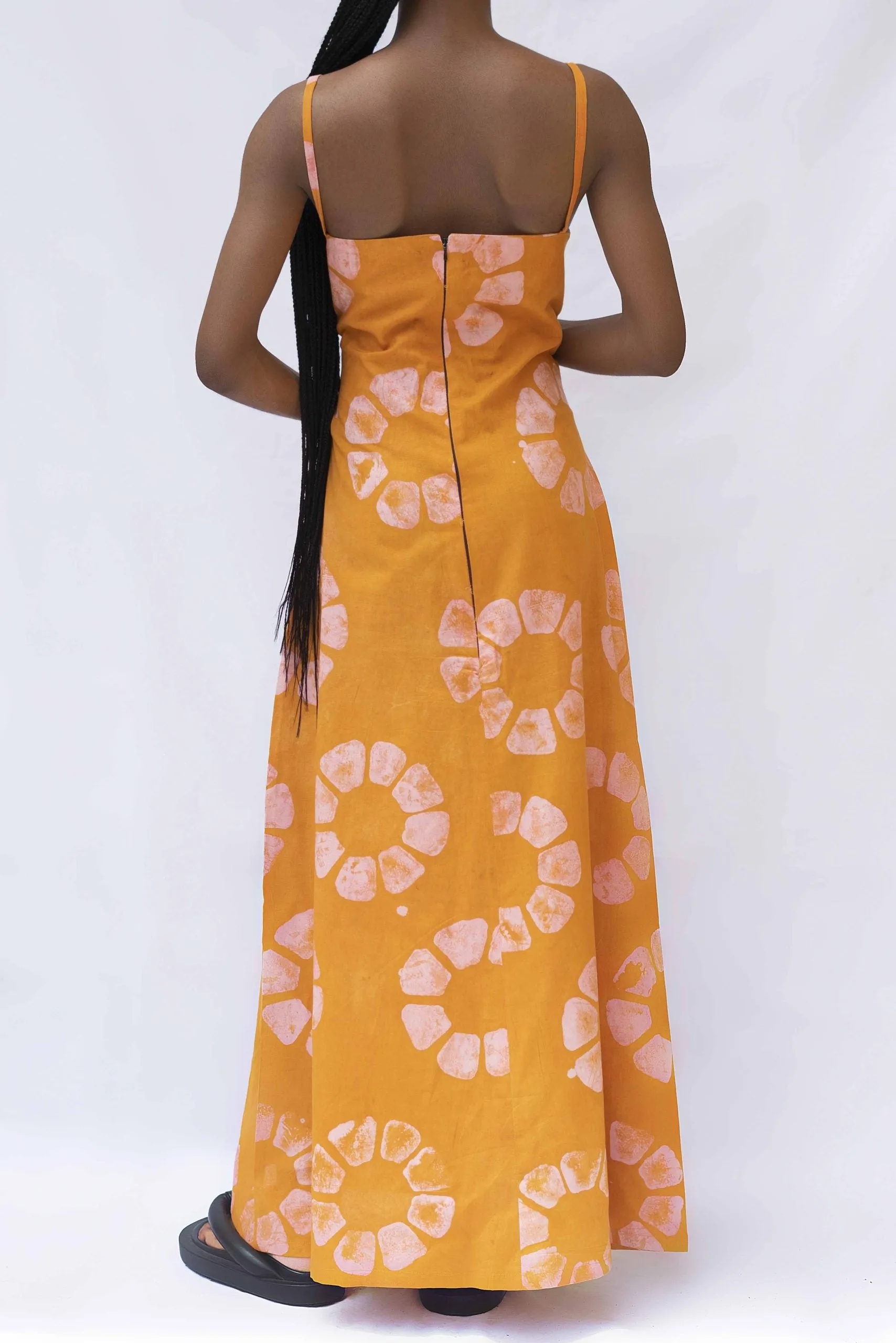 Nyosi Brand Thin Strapped Maxi Gana Dress