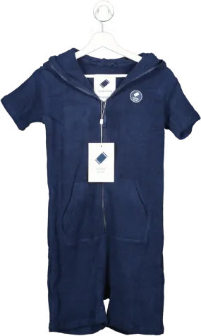 One piece x Towel Club Navy Blue Toweling Jumpsuit / Cover-up BNWT UK S