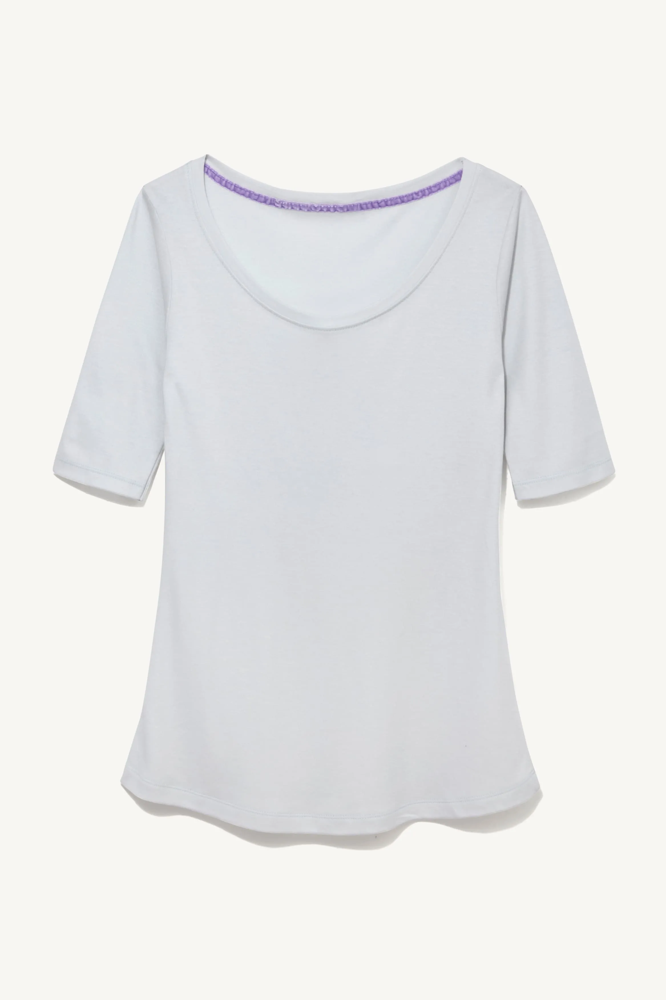 Scoop Neck Cotton Modal Blend Half Sleeve T-Shirt | Multiple Colours