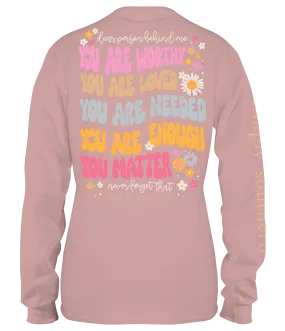 Simply Southern Long Sleeve Shirt - Retro Daisy Design with Inspirational Message