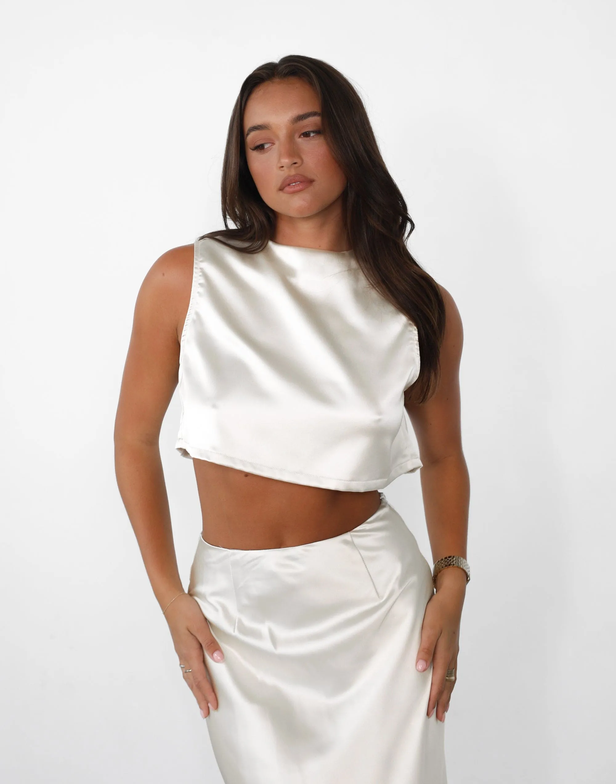 Sincerity Crop Top (Pearl)