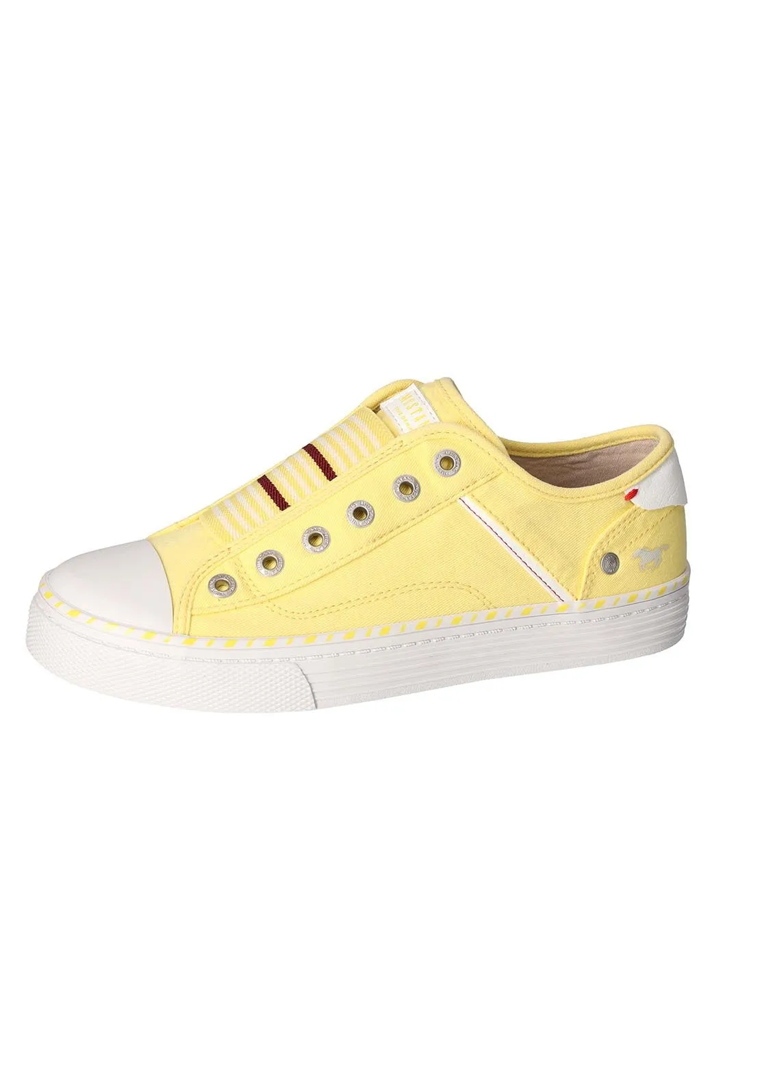 Slip-On Canvas Trainer - Yellow