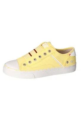 Slip-On Canvas Trainer - Yellow