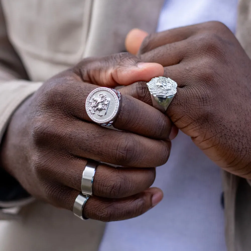 St George Sovereign Ring - Silver