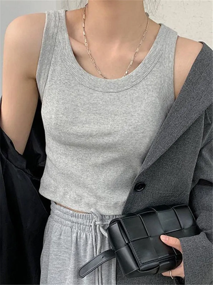 Summer T Shirt Women T-Shirt Woman Clothes Tops Slim Tshirt Female Sleeveless Skinny Women Tank Sexy Canale Y2k Crop Top Halter