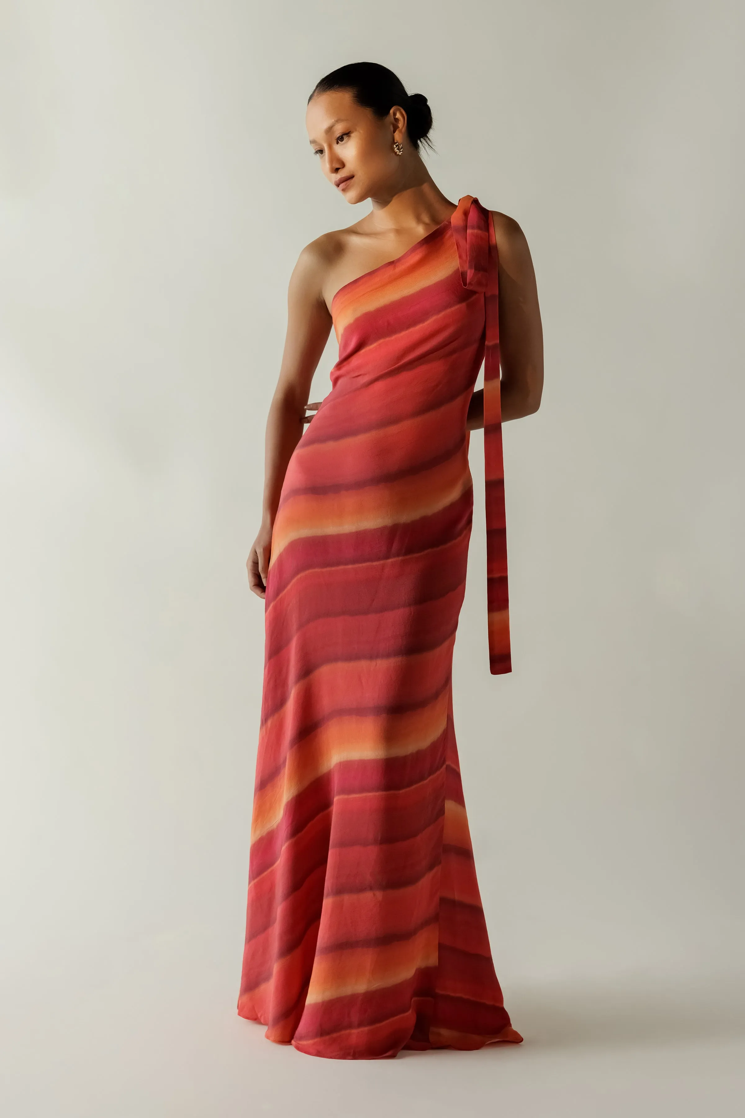 Tropez Dress - Ember Stripe