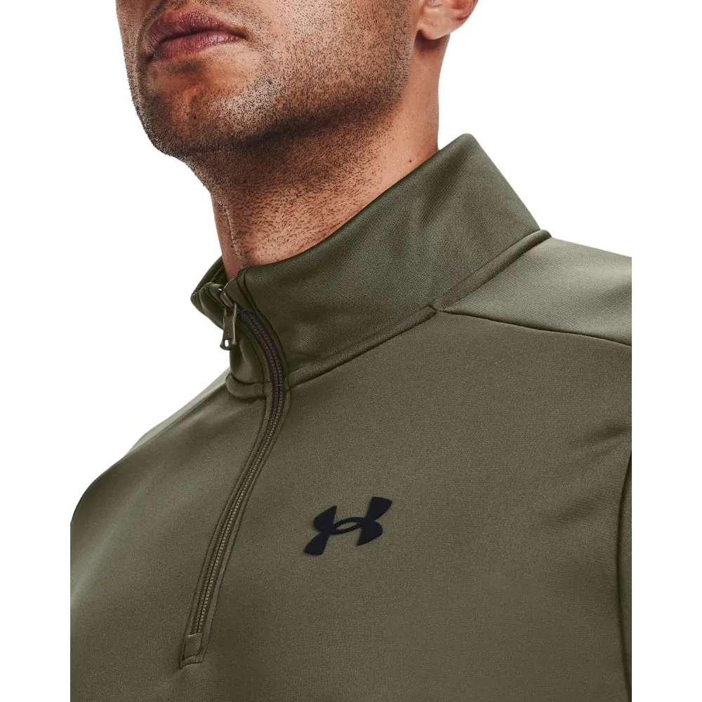 'Under Armour' Men's Armour Fleece 1/4 Zip Pullover - Marine OD Green