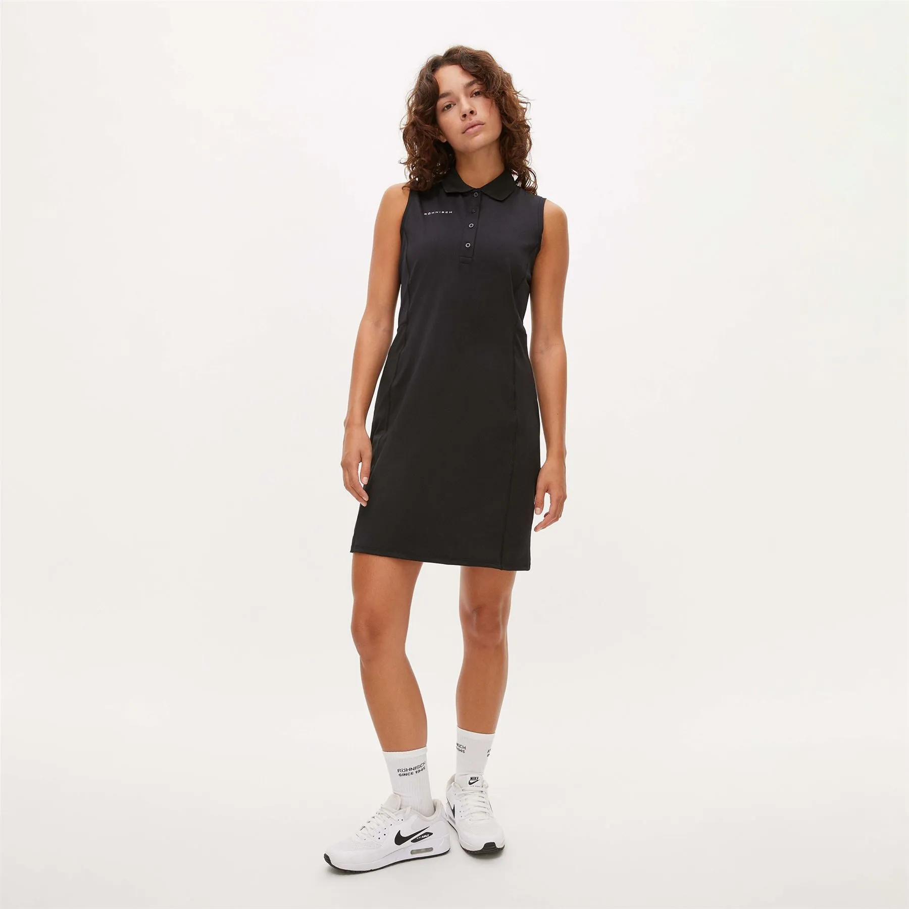 Womens Nicky Sleeveless Dress Black - SS24