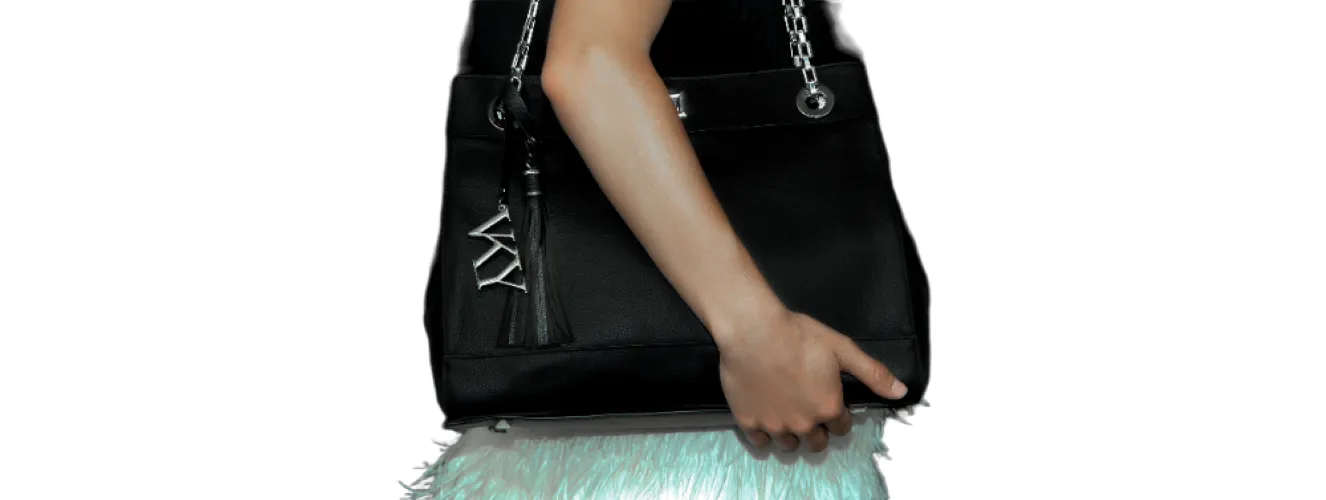 Womens Vky Original Leila Shoulder Classic Leather Bag Handbag - Black